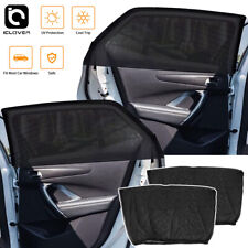 2 Car Window Sun Shade Side Cover Curtain Privacy Screen Mesh Baby Uv Protection