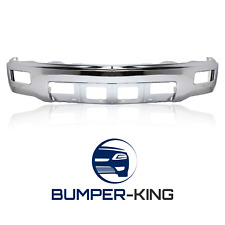 Bumper-king Chrome Front Face Bar For 2014 2015 Chevy Silverado 1500 W Fog