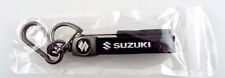 Suzuki - Genuine Leather Keychain Car Key Chain Ring - New