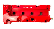 Honda K Series Powder Coated Red Wwhite Honda Logo Valve Cover K24 K20 Acura