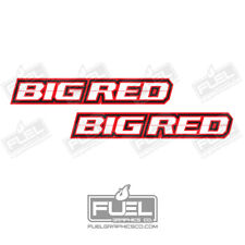 Big Red Premium Vinyl Decal Sticker 2-pack - Auto Implement Team