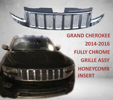 Fully Chrome Front Upper Grille For Jeep Grand Cherokee 2014-2016 Exclusively