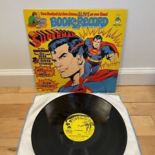 Superman Book Vinyl Record Set 1978 Dc Comics Complete Br520 Ex