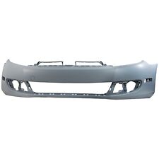 Front Bumper Cover For 2010-2014 Golf Jetta Wagon Primed With Fog Light Holes