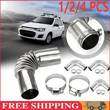 4pc 25mm Stainless Steel Exhaust Pipe Tube Elbow Connector Fit Air Diesel Heater