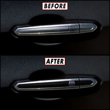 Chrome Delete Blackout Overlay For 2014-19 Cadillac Cts Door Handle Trim