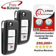 2 For 2005 2006 2007 2008 2009 2010 2011 Nissan Frontier Car Remote Fob Flip Key
