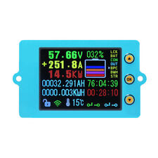 Wireless Voltmeter Ampere Meter Dc 120v 100a Battery Tester Remaining Capacity