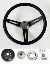 1969-1993 Olds Cutlass F85 98 442 Black Grip On Black Steering Wheel 13 12