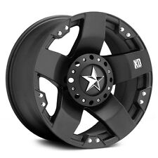 1 17 Inch Black Xd Series Rockstar Wheels Rims For Jeep Wrangler Gladiator 17x8