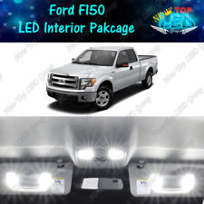 2009-2014 Ford F150 F-150 White Interior Led Lights Package Kit License Lights
