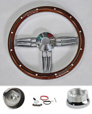 74-94 Blazer C10 C20 S10 Double Barrel Mahogany Wood Steering Wheel 14