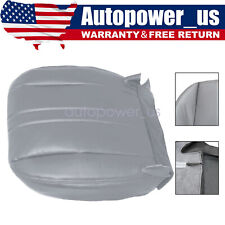 For 2003-2014 Gmc Savana Driver Side Bottom Leather Replacement Seat Cover Gray
