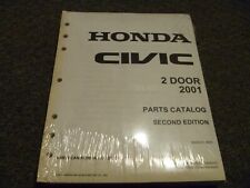 2001 Honda Civic Coupe Parts Catalog Manual Dx Ex Hx Lx