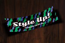 Style Up Japanese Try Hard - Sticker Decal Drift Slap Jdm Never Content Hks