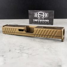 Lfa Combat Top Ported Stripped Slide Fits Glock 19 Gen 3 Burnt Bronze Rmr 9mm