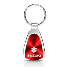 Suzuki Red Tear Drop Key Chain