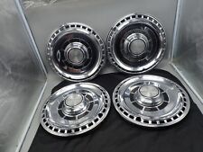 Set Of 4 Oem 1969 Chevy Chevelle 14 Hubcaps Chevrolet Motor Division