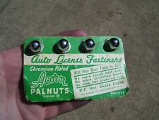 Vintage Original Palnuts License 50s Accessory Car Truck Motorcycle Chevy Gm 55