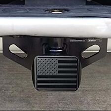 Full Aluminum Trailer Towing Hitch Receiver Cover Black Usa Flag Plug For Toyota