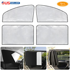 4 X Magnetic Car Sunshade Uv Protector Front Rear Side Window Curtain Sun Shade