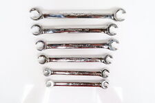 Snap-on 6pc 6pt Metric Flank Drive Double End Flare Nut Wrench Set Rxfms606b