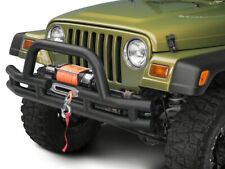 Barricade Tubular Front Bumper In Textured Black Fit Jeep Wrangler Yj Tj 87-06