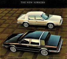 1989 Chrysler New Yorker New Yorker Landau Large Deluxe Sales Brochure