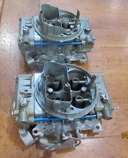 Holley 4224 660 Cfm Matched Pair Center Squirter Tunnel Ram Carbs L88 Crossram