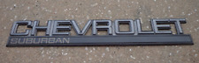 Chevy Suburban Rear Door Emblem Badge Decal Logo Hatch Vintage Oem Genuine Stock