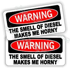 Smell Of Diesel Makes Me Horny Funny Hard Hat Stickers Decals Toolbox Helmet