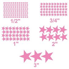 Star Stickers Pick Your Size And Color Permanent Outdoor Glossy Vinyl Decals.