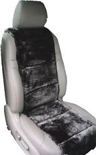 Luxurious Australian Sheepskin Black Insert Seat Cover A Pair