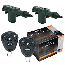 Avital 3100l Keyless Entry Alarm 1-way Security System 2 Universal Door Locks