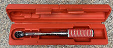 Snap-on Qd1rn6 14 Click Torque Wrench 10 With Case