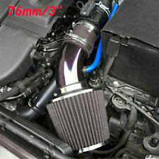 3 Cold Air Intake Filter Pipe Power Flow Hose System Induction Blue For Hyundai