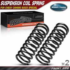 2x Front Coil Spring For Chevy Camaro Nova Bel Air Sedan Delivery Buick Special