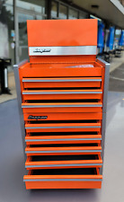 Snap-on Electric Orange Miniature Upper Top Bottom Tool Box Cabinet Mini Logo