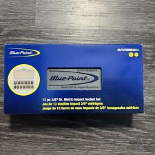 Blue-point 13 Pc. 38 Drive Metric Shallow 6 Pt. Impact Socket Set W Case