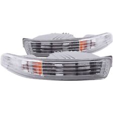 Set Of Pair Euro Clear Signal Bumper Lights For 1994-1997 Acura Integra