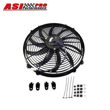 16 12v 120w Universal Slim Fan Push Pull Electric Radiator Cooling Mount Kits