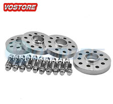 4 10mm Hubcentric Wheel Spacers Adapters 5x100 5x112 For Audi Vw 57.1mm Bore