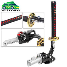 Black Hydraulic Racing Hand E Brake Drift Rally Handbrake Samurai Sword Gear Kit