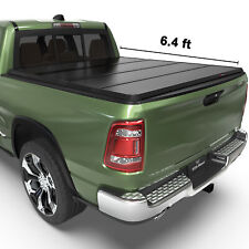 6.4 Ft Tonneau Cover Hard Quad-fold For 02-23 Dodge Ram 1500 2500 3500 4-fold