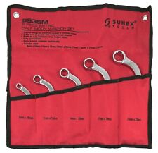Sunex Tools 9935m - 5 Pc Metric Half Moon Wrench Set 8mm - 22mm - Storage Pouch