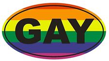 Gay Euro Oval Bumper Sticker Or Helmet Sticker D649 Gay Rights