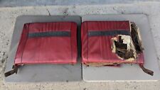 1967-1968 Ford Galaxie 500 2-dr Ht Front Split Bench Seat Backs Red Maroon Oem