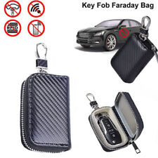 Anti-theft Car Key Fob Faraday Bag Car Rfid Signal Blocker Case Anti-hacking 
