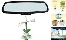 Rearview Mirror Hanging Accessories Crochet Bellflower Girly White Car