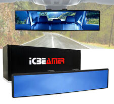 Icbeamer 300mm Convex Blue Tint Interior Rearview Mirror Snap On Blind Spot A545